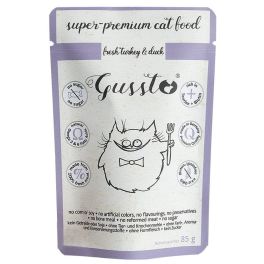 GUSSTO Cat Fresh Turkey & Duck mokra karma dla kotów indyk i kaczka 85 g