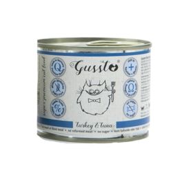 GUSSTO Cat Fresh Turkey & Tuna mokra karma dla kotów indyk i tuńczyk 200 g