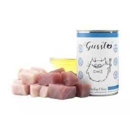 GUSSTO Cat Fresh Turkey&Tuna mokra karma dla kotów indyk i tuńczyk 400 g