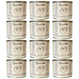GUSSTO Fresh Lamb 12x200 g świeża jagnięcina, monoproteinowa mokra karma dla kotów