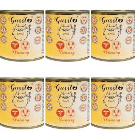GUSSTO Cat Urinary 6x200 g karma dla kotów z kamicą moczową
