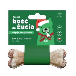 AZANKI Kość Świąteczna z karpiem S/M 12 cm