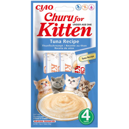 INABA Kitten Tuna 4x14 g przysmak z tuńczykiem dla kociąt