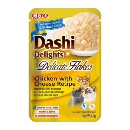 INABA Cat Dashi Delights Delicate Flakes Kurczak i ser 40g