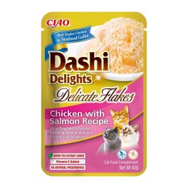 INABA Cat Dashi Delights Delicate Flakes Kurczak i łosoś 40g