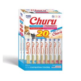 INABA Churu Varieties Tuna&Seafood Recipe 20x14g kremowy przysmak z tuńczykiem i owocami morza dla kota