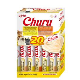 INABA Churu Variety Chicken&Beef kurczak i wołowina dla kotów multibox 20x14 g (280 g)