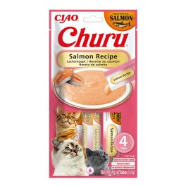 INABA Churu Cat Salmon 4x14g kremowy przysmak dla kota o smaku łososia
