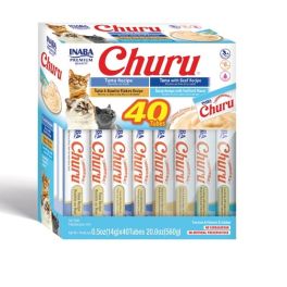 INABA Churu Varieties Tuna Recipe 40x14g kremowy przysmak z tuńczykiem dla kota