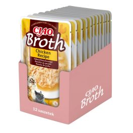 INABA CIAO Broth Bulion z kurczakiem dla kotów 12x40 g
