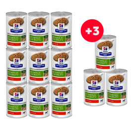 HILL'S Prescription Diet Canine Metabolic Mobility 9x370g + 3 puszki GRATIS!