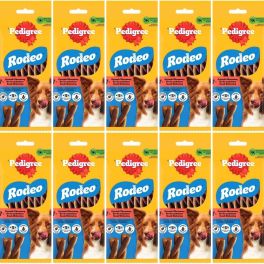 PEDIGREE Rodeo 10x 122 g przysmak z wołowiną dla psów