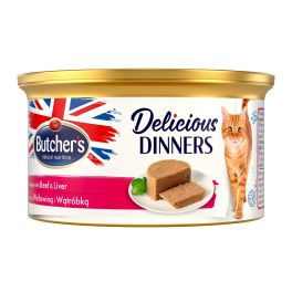 BUTCHER'S Classic Delicious Dinners z wątróbką i wołowiną mus 85 g