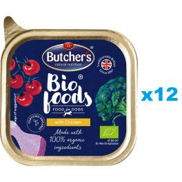 BUTCHER'S BIO foods kurczak 12 x 150 g pasztet dla psa