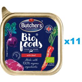 BUTCHER'S BIO foods wołowina 11 x 150 g pasztet dla psa