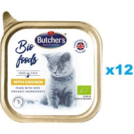 BUTCHER'S BIO foods kurczak 12 x 85 g pasztet dla kota