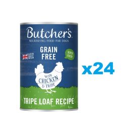 BUTCHER'S Original Tripe, karma dla psa, z kurczakiem i żwaczem, pasztet 24 x 400g
