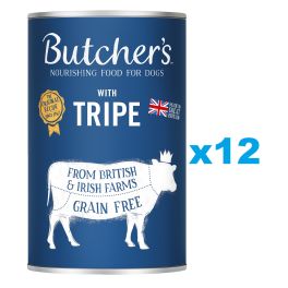 BUTCHER'S Original Tripe Mix, karma dla psa, ze żwaczem, pasztet 12 x 1200g