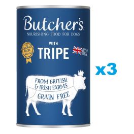 BUTCHER'S Original Tripe Mix, karma dla psa, ze żwaczem, pasztet, 3x1200g