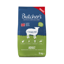 BUTCHER'S Original, sucha karma dla psa, jagnięcina 15kg