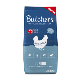 BUTCHER'S Original Junior, sucha karma dla szczeniąt, kurczak 2,5kg