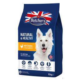 BUTCHER'S Natural&Healthy sucha karma dla psa z kurczakiem 10kg