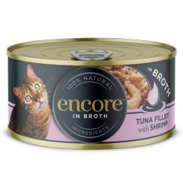 ENCORE Cat Tuna Fillet with Shrimp in Broth filet z tuńczyka z krewetkami w bulionie 70 g