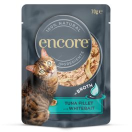 ENCORE Cat Tuna Fillet with Whitebait in Broth tuńczyk z białorybą w bulionie 70 g