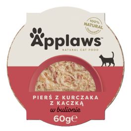 APPLAWS Miseczka dla kota kurczak z kaczką 60 g