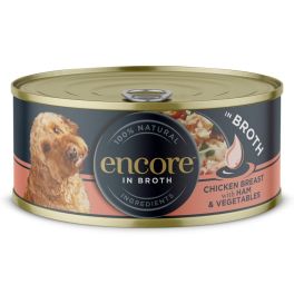 ENCORE Dog Chicken Breast with Ham and Vegetables in Broth kurczak z szynką i warzywami w bulionie 156 g
