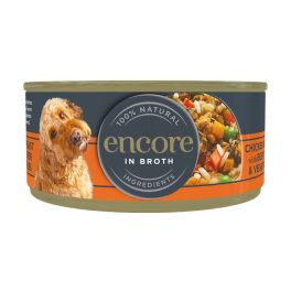 ENCORE Dog Chicken Breast with Beef Liver and Vegetables in Broth kurczak z wątróbką wołową i warzywami w bulionie 156 g