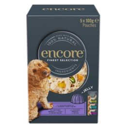 ENCORE Dog Finest Selection in Jelly Multipak 5x100 g mix smaków z kurczakiem w galaretce