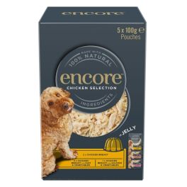 ENCORE Dog Chicken Selection in Jelly Multipak 5x100 g mix smaków z kurczakiem w galaretce