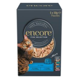 ENCORE Cat Fish Selection in Jelly Multipak 5x50 g mix smaków rybnych w galaretce