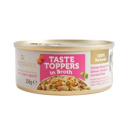 APPLAWS Taste Toppers Pierś z kurczaka, łosoś, dynia w bulionie 156 g
