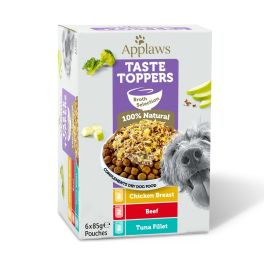 APPLAWS Dog Taste Toppers Broth Selection Multipak 6x85 g mix smaków saszetki w bulionie