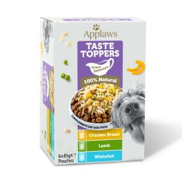 APPLAWS Dog Taste Toppers Gravy Selection Miltipak 6x85 g mix smaków saszetce w sosie