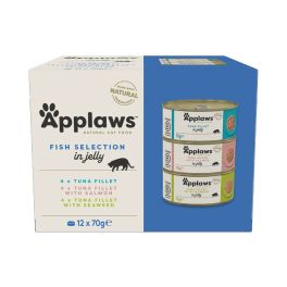 APPLAWS Cat Tin Fish Selection in Jelly Multipack 12x70g karma mokra z rybą w galaretce dla kotów