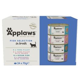APPLAWS Cat Adult Fish Selection Multipak in Broth 24x70 g mix smaków rybnych w bulionie