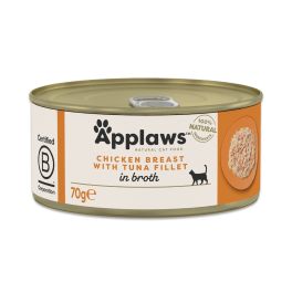 APPLAWS Cat Adult Chicken with Tuna in Broth pierś z kurczaka z filetem z tuńczyka w bulionie 70 g
