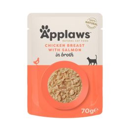 APPLAWS Cat Adult Pouch Chicken with Salmon pierś z kurczaka z łososiem w bulionie 70 g