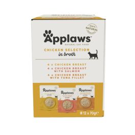 APPLAWS Cat Multipak 12x70g mix smaków z kurczakiem w saszetkach w bulionie dla kota