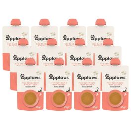 APPLAWS Cat fish bone broth 12x85g rosół z ości rybnych z filetem z łososia