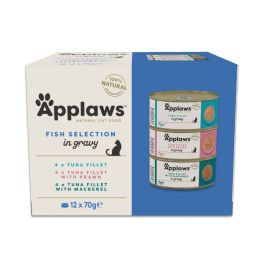 APPLAWS Cat Adult Fish Selection Multipak in Gravy 12x70 g mix smaków z rybą w sosie