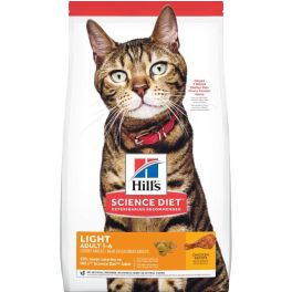 HILL'S Science Plan Feline Adult Light Chicken 10 kg dla kotów kastrowanych kurczak