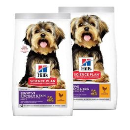 HILL'S Science Plan Adult Small Mini Sensitive Stomach and Skin Chicken 2x6 kg kurczak, dla wrażliwych psów małych i miniaturowych ras