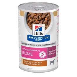 HILL'S Prescription Diet Canine Gastrointestinal Biome Digestive Care Stew z kurczakiem i marchewką 354 g w puszce