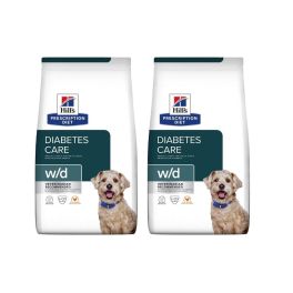 HILL'S Prescription Diet w/d Diabetes Care Chicken Adult dla psów ze skłonnością do nawagi / po kastracji 20 kg (2x10 kg)