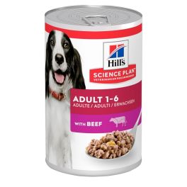 HILL'S Science Plan Canine Adult Beef 24x370 g dla dorosłych psów z wołowiną