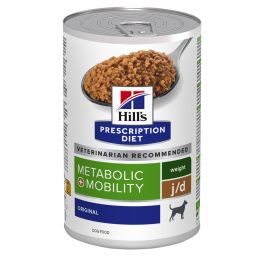 HILL'S Prescription Diet Canine Metabolic Mobility 370 g redukcja nadmiernej masy ciała i wspomaganie metabolizmu stawów